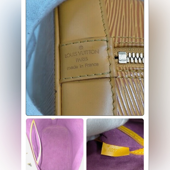 Authentic Louis Vuitton Epi Alma PM Hand Bag Tassili Yellow đź’ť - Picture 8 of 8